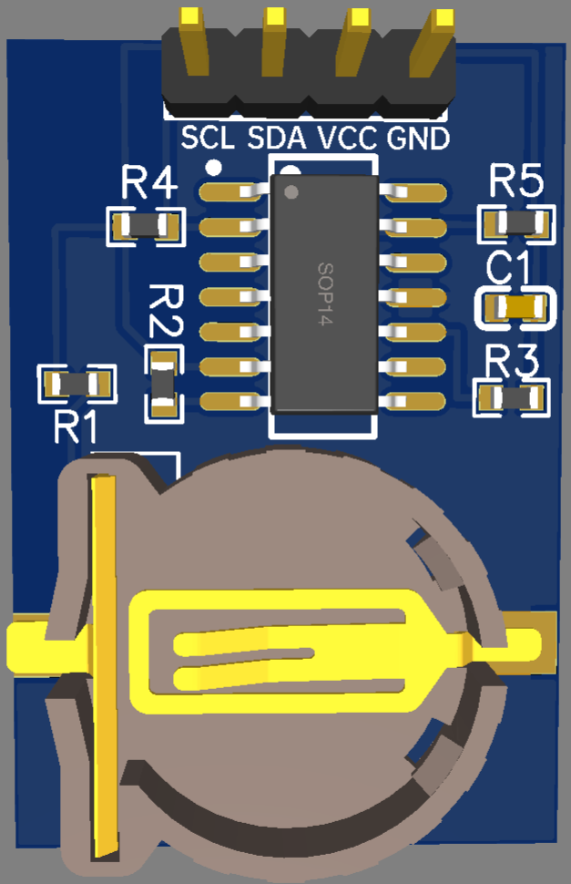 PCB-3D预览图