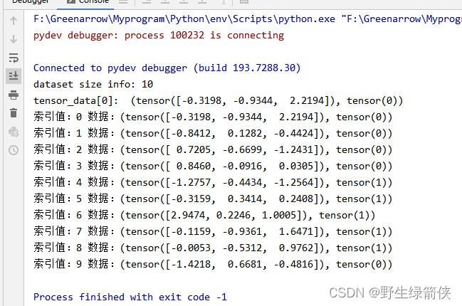 PyTorch 之 Dataset 类入门学习