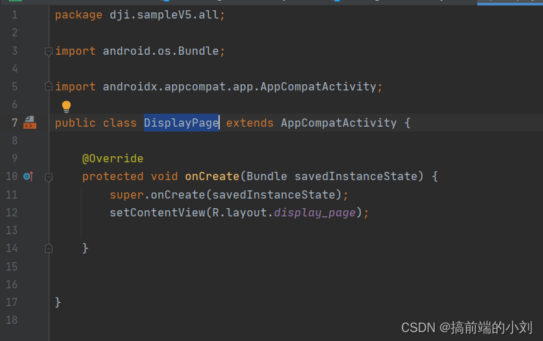Android 项目如何更改默认显示页面 java语言_android studio 默认语言java-CSDN博客