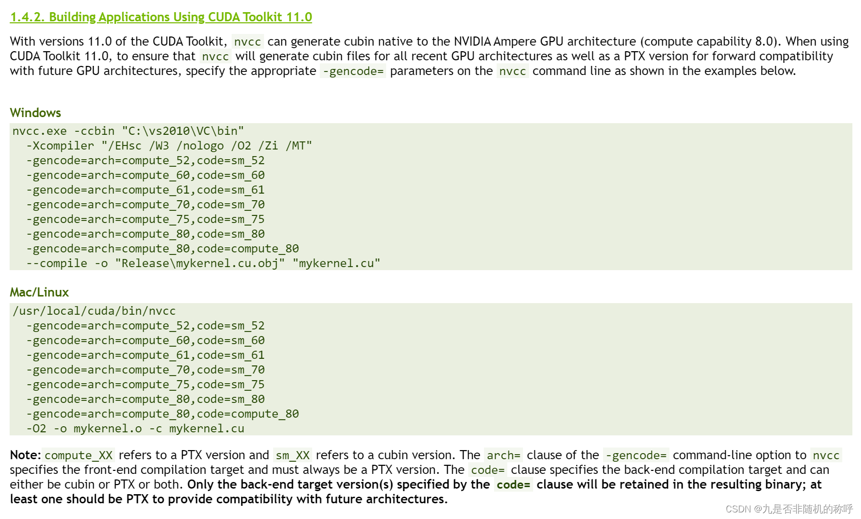 cuda版本和ARCH计算力匹配，caffe nvcc fatal : Unsupported gpu architecture ‘compute_75‘