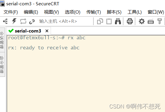 secureCRT连接开发板-CSDN博客