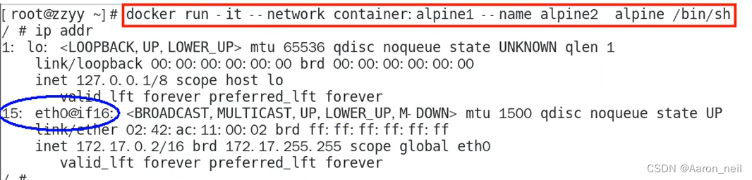 Docker进阶 - 8. docker network 网络模式之 container