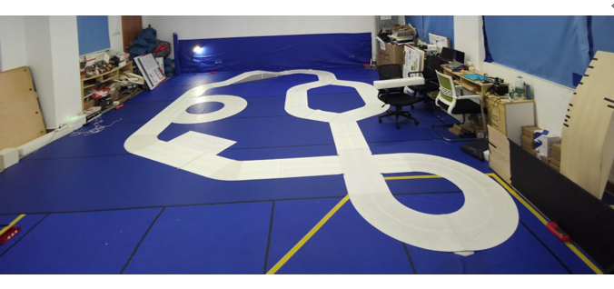 ▲ 图4.3.2 赛道设计与铺设