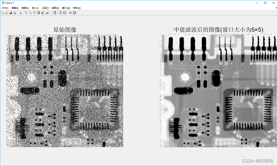 中值滤波原理及matlab实现代码