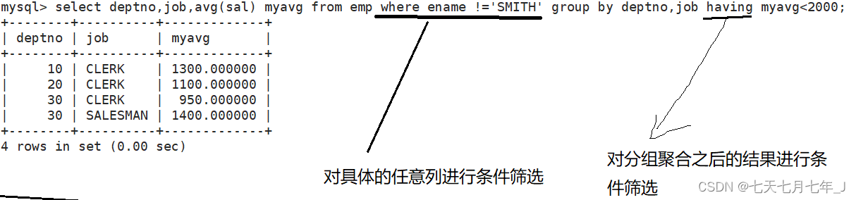 Mysql的基本查询练习