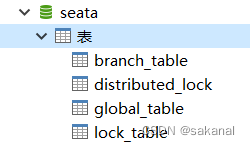seata数据库