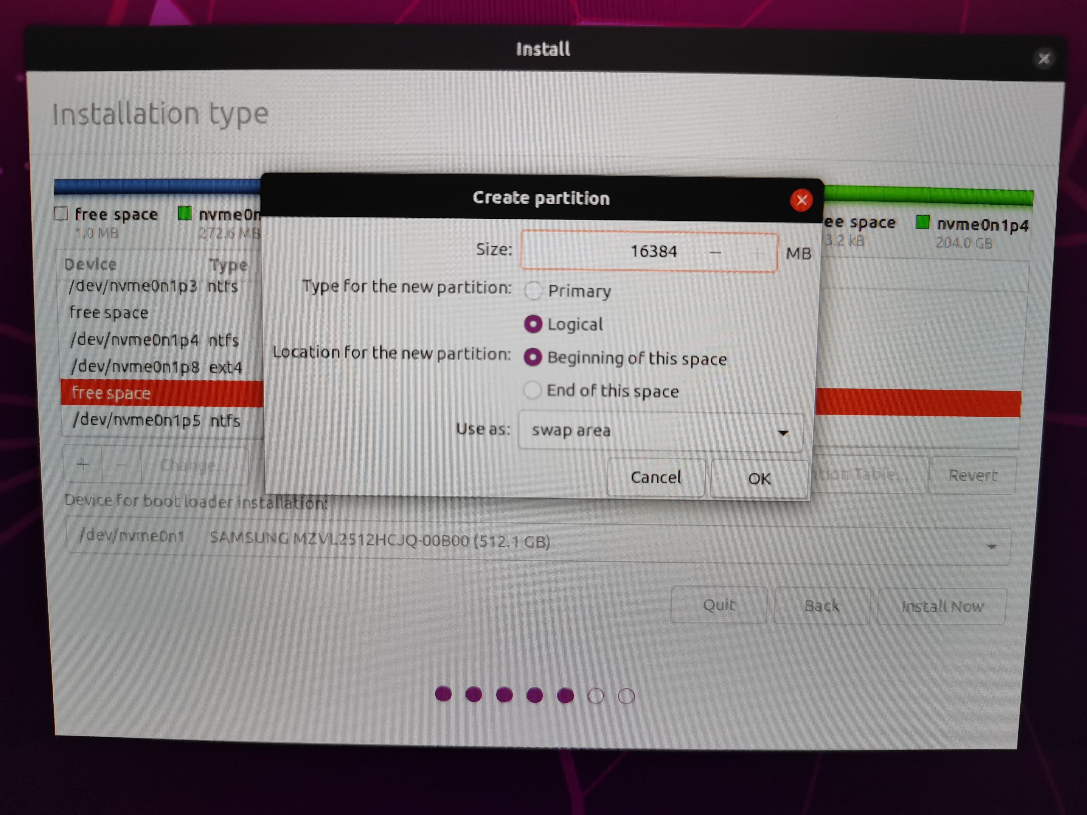 Ubuntu 双系统安装流程