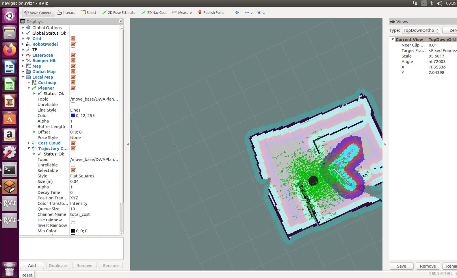 Ubuntu16.04下实现ROS+turtlebot2+rviz+gmapping建图自动导航_ubuntu22.04 Ros2 Rviz2 ...