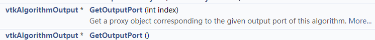 vtkAlgorithm输出端口