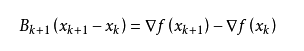 quasi-Newton method 拟牛顿法