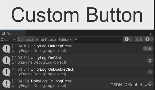 Unity自定义Button