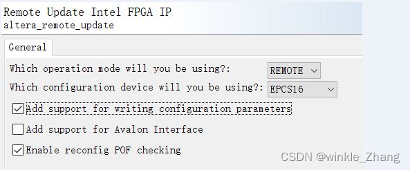 REMOTE IP核端口选择REMOTE IP核