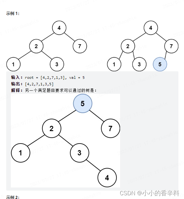 【代码随想录day21】二叉搜索树中的插入操作