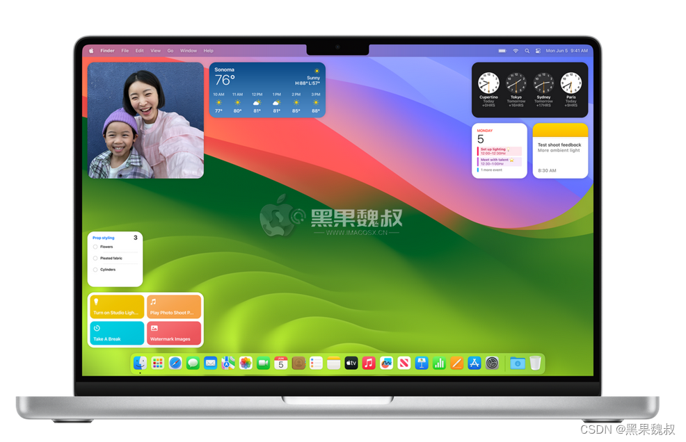 macOS Sonoma 14beta 7（23A5337a）更新发布，附黑/白苹果系统镜像