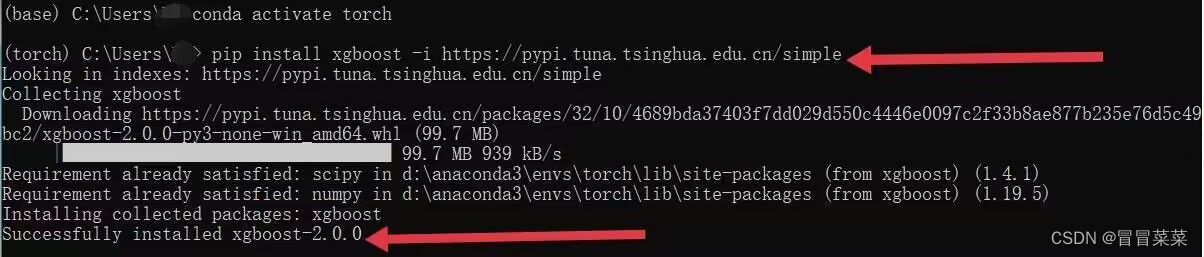 在Anaconda中安装xgboost（简单高效）