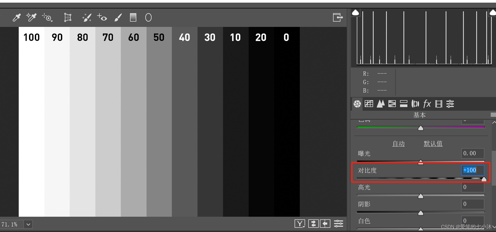 【PhotoShop基础B篇】准确控制曝光_ps 图像亮度多少过曝-CSDN博客