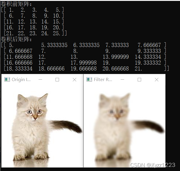 Cv Filter Array OpenCV学习笔记(十)——图像卷积(cv.filter2D()、矩阵旋转cv.filp())_图像卷积过程-CSDN博客