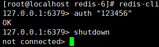 关闭 redis 服务