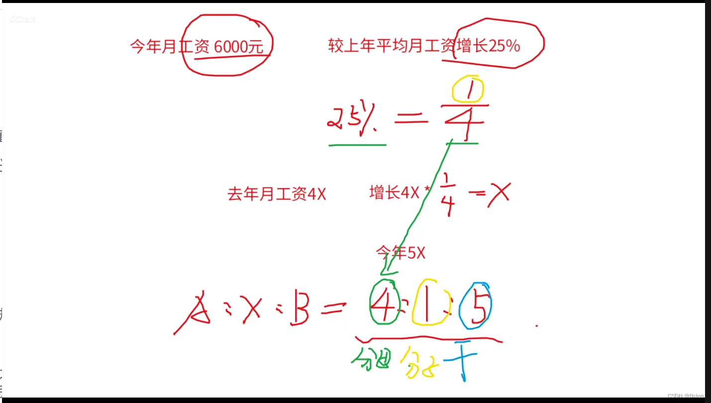 省考资料分析笔记_小分互换法、拆分法-CSDN博客