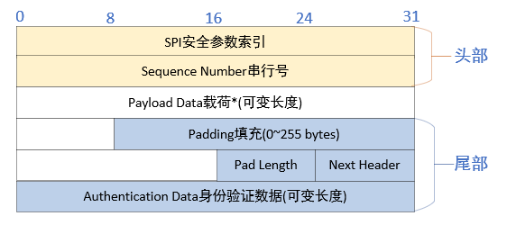 ESP报文格式