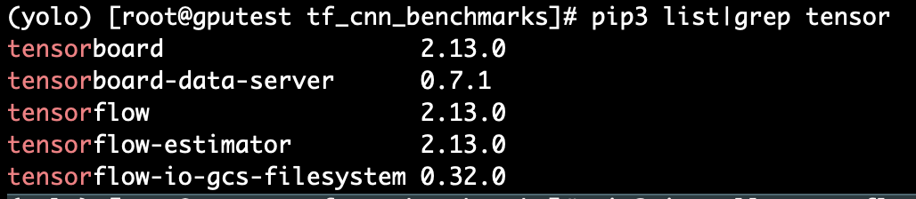 环境搭建-CentOS7系统基于TensorFlow Benchmarks测试GPU_gpu测试-CSDN博客
