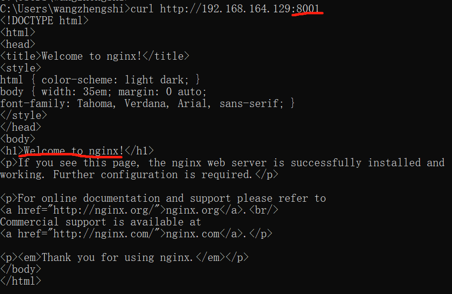 curl能访问但是浏览器不能访问
