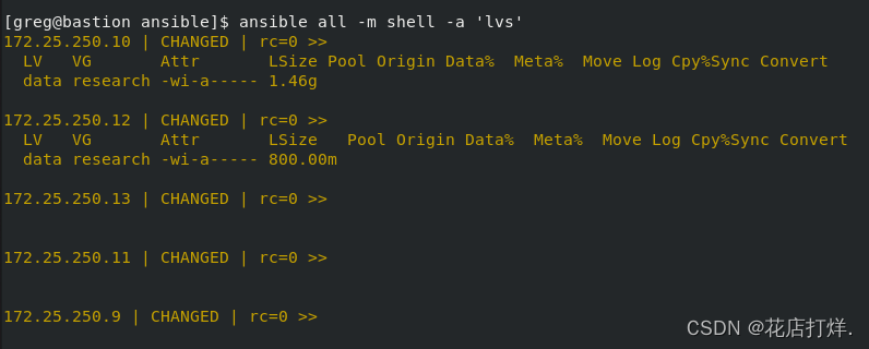 Ansible 创建逻辑卷