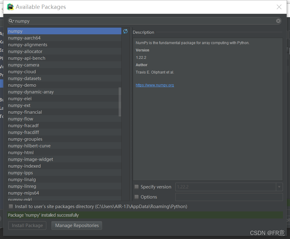 解决python中No module named ‘numpy‘问题_no module named 'numpy-CSDN博客