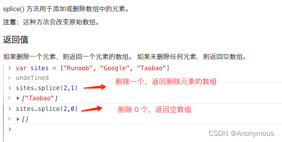 在splice()用法这里插入图片描述