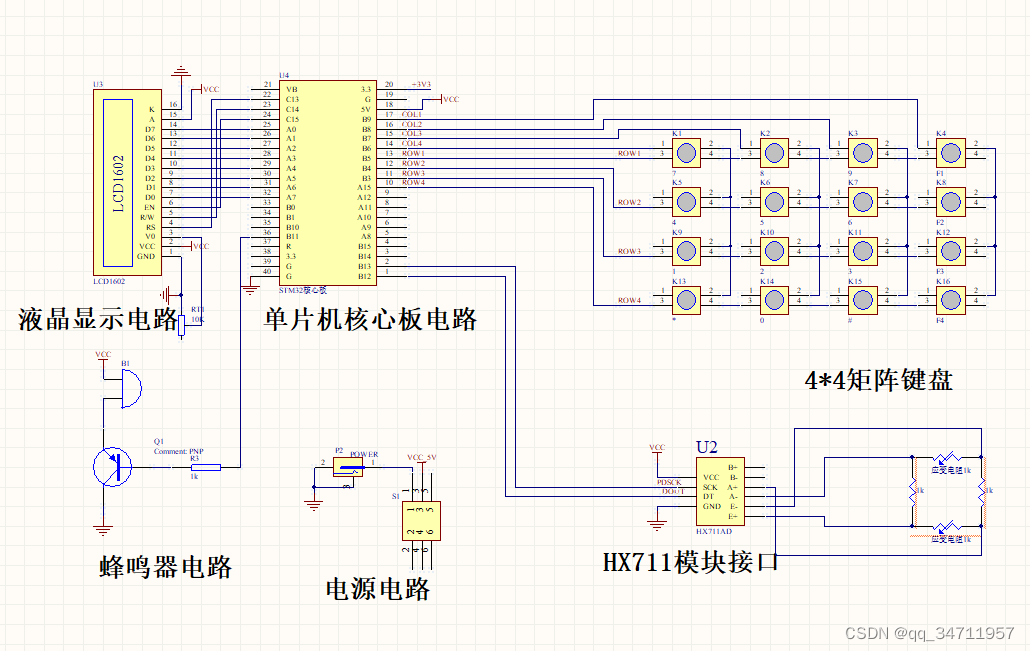 电子秤原理图及pcb图片