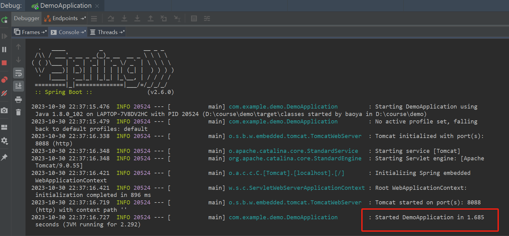 解决【spring boot】Process finished with exit code 0的问题