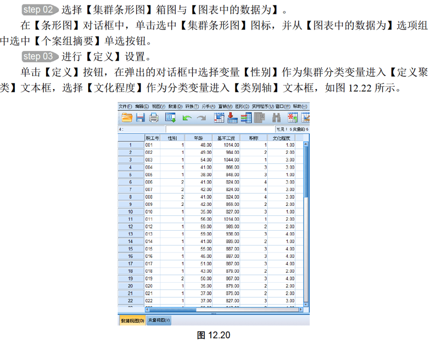 spss做条形图图片