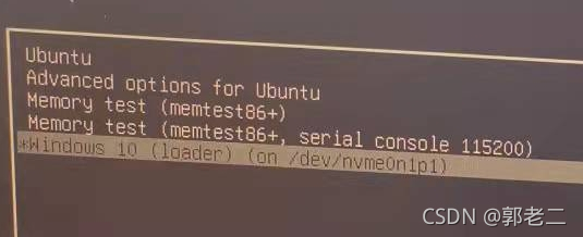 【Ubuntu】安装Ubuntu+Win双系统后，每次开机默认是进入Ubuntu，如何设置成默认进入Win？