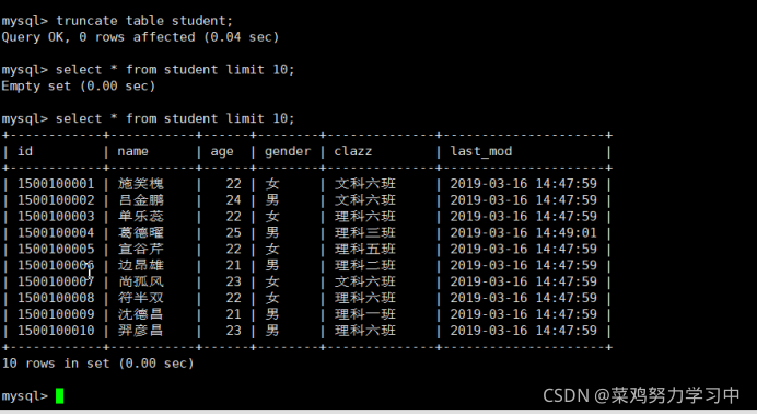 Sqoop实现mysql与hive数据表互相导入