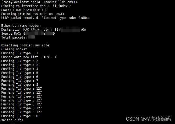 LLDP（链路层发现协议）详解及C/C++代码实现