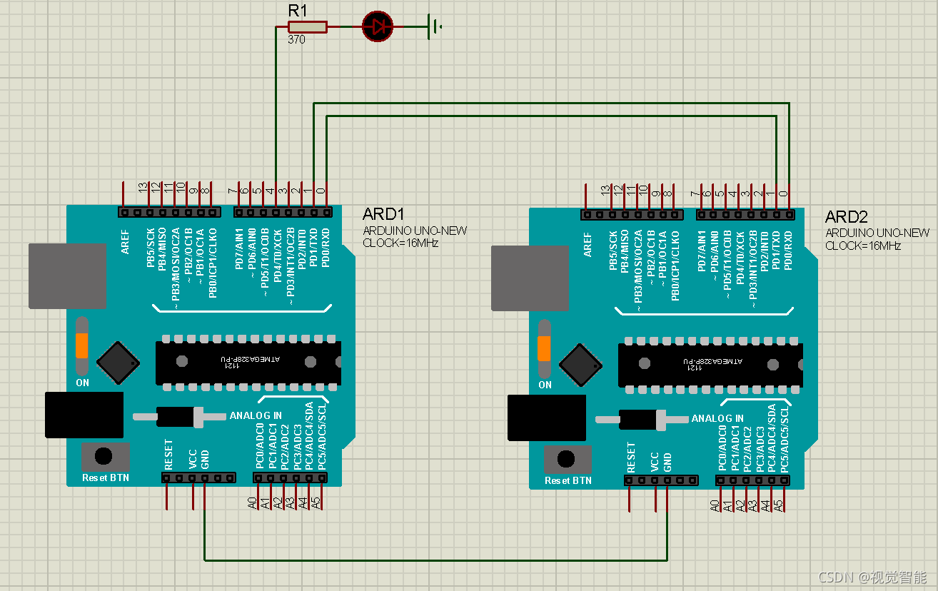 Arduino与Proteus仿真实例-两个Arduino串口通信仿真_两个arduino串口通信例子-CSDN博客