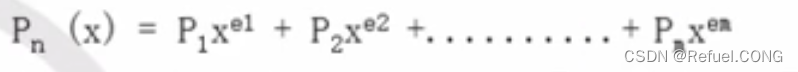 P。 (x) = P,xe1 + P2xe2 +..........+ P_xen