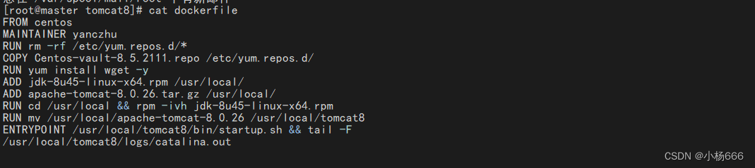 4. Dockerfile builds tomcat image - Programmer Sought