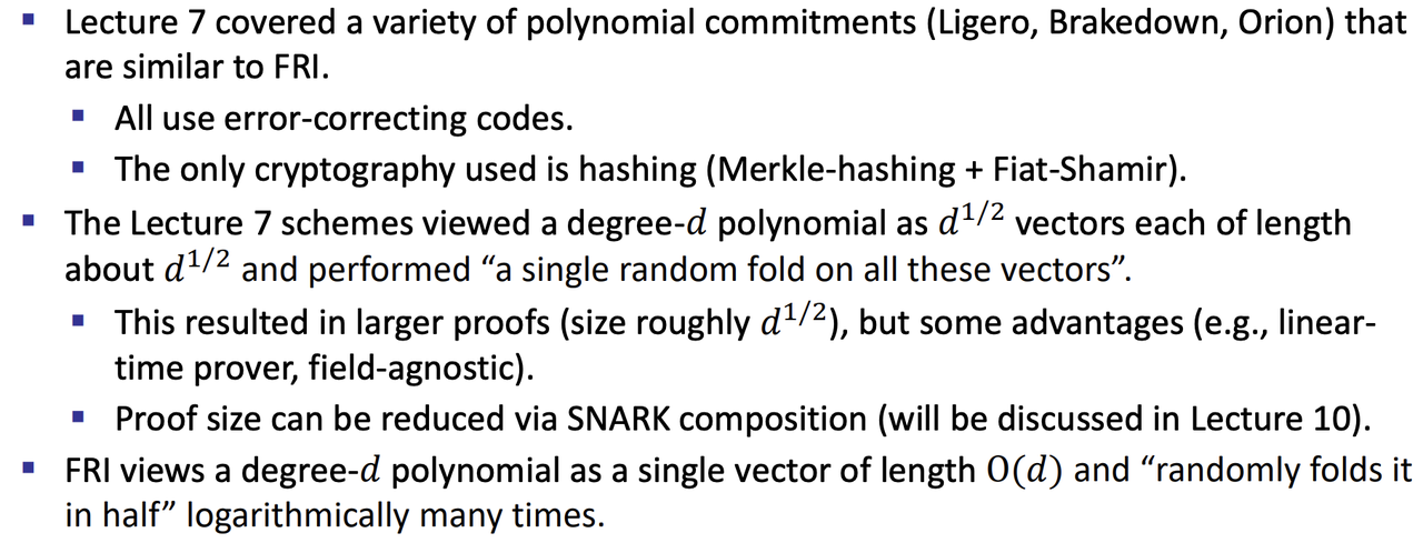 ZKP8.2 FRI (Univariate) Polynomial Commitment