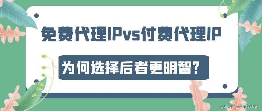 免费代理IP VS 付费代理IP，为何选择后者更明智？