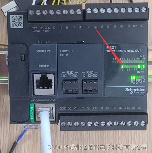 MCGS组态屏通过E90-DTU数传电台实现PLC远程控制