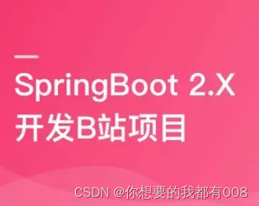 SpringBoot 2.x 实战仿B站高性能后端项目