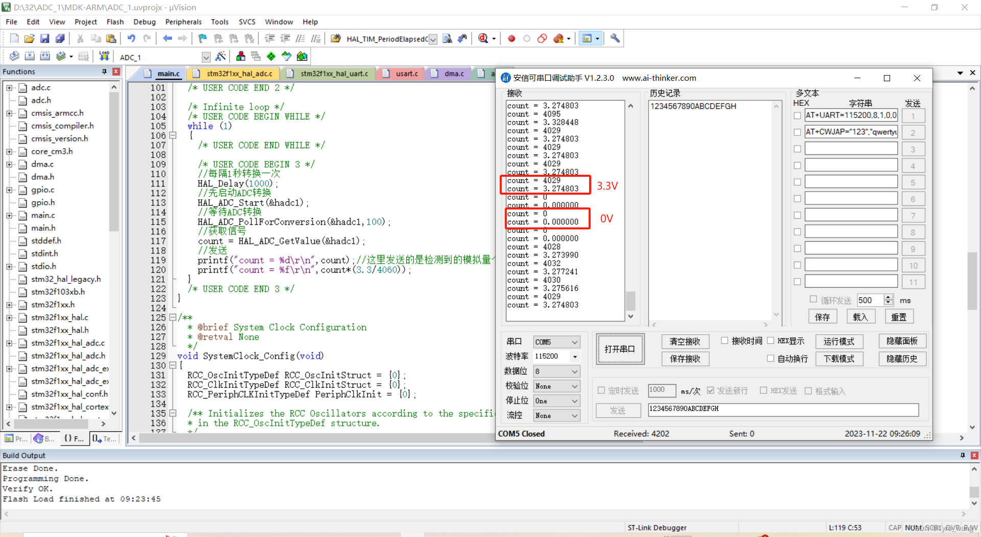 STM32之模数转换器ADC