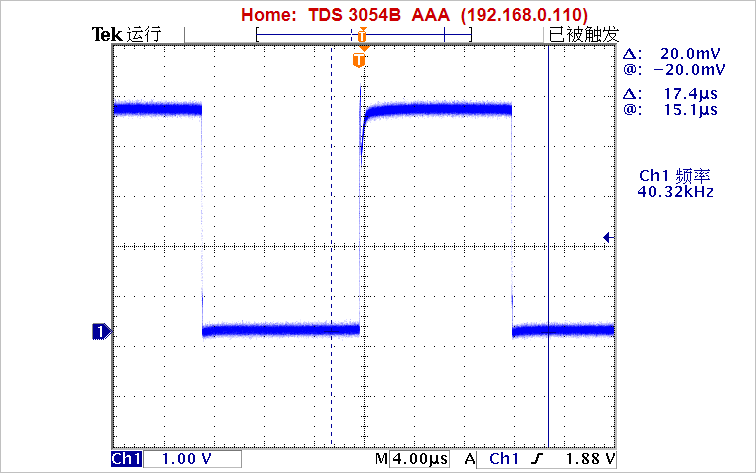 ▲ Figure 2.2.3 555 PIN3 output signal