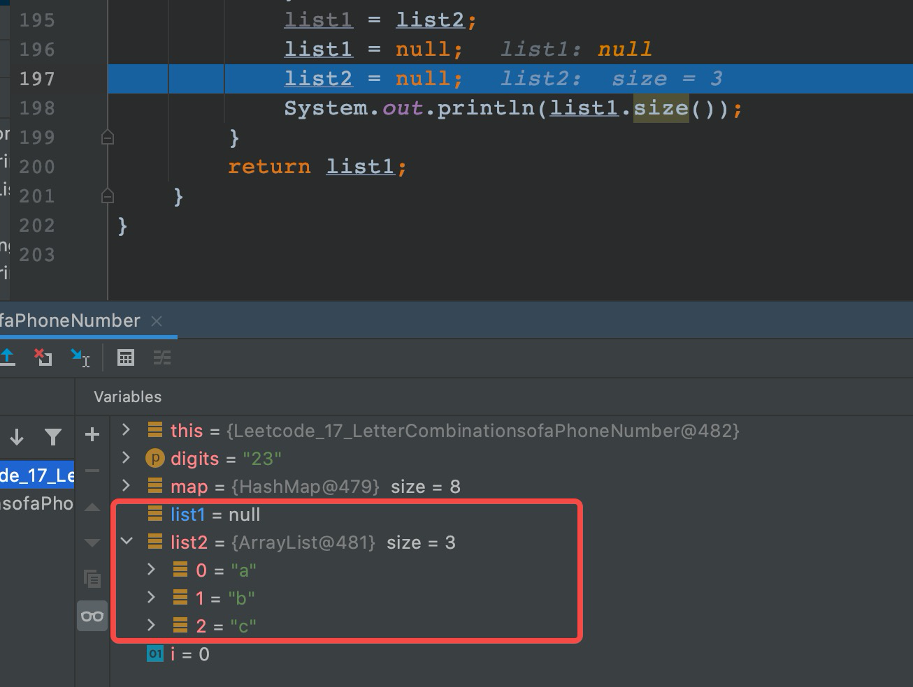 Java list1=list2；list2=null ? list1=list2；list2.clear()?