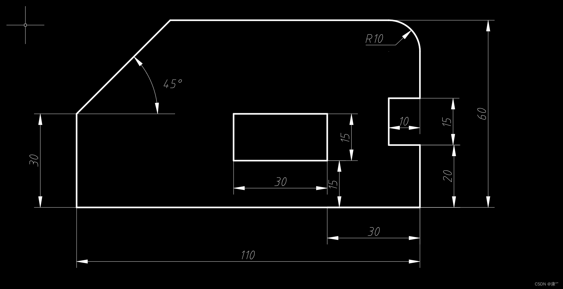 CAD必练16张图_cad必练3图-CSDN博客