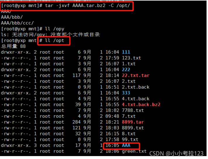 Linux目录与文件操作