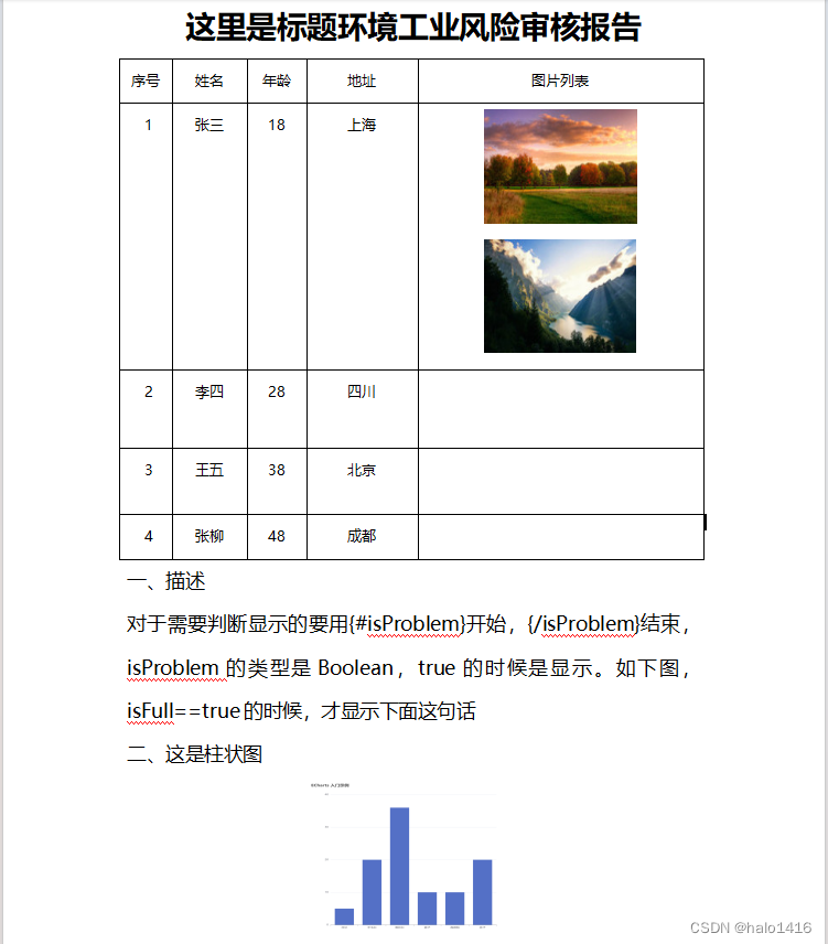 vue + docxtemplater 导出 word 文档