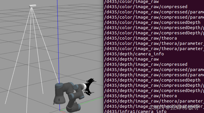 ur3+robotiq ft sensor+robotiq 2f 140+realsense d435i配置rviz，gazebo仿真环境