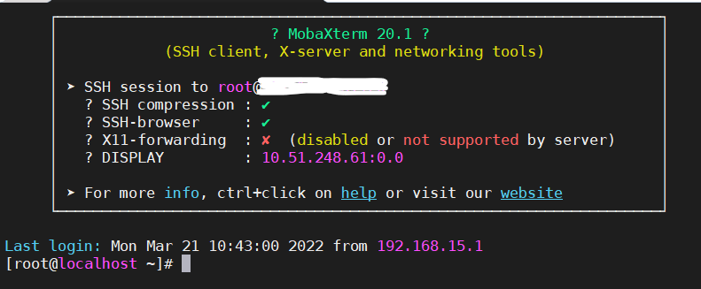 解決MoBaXterm網絡連接超時問題Network error: Connection timed out